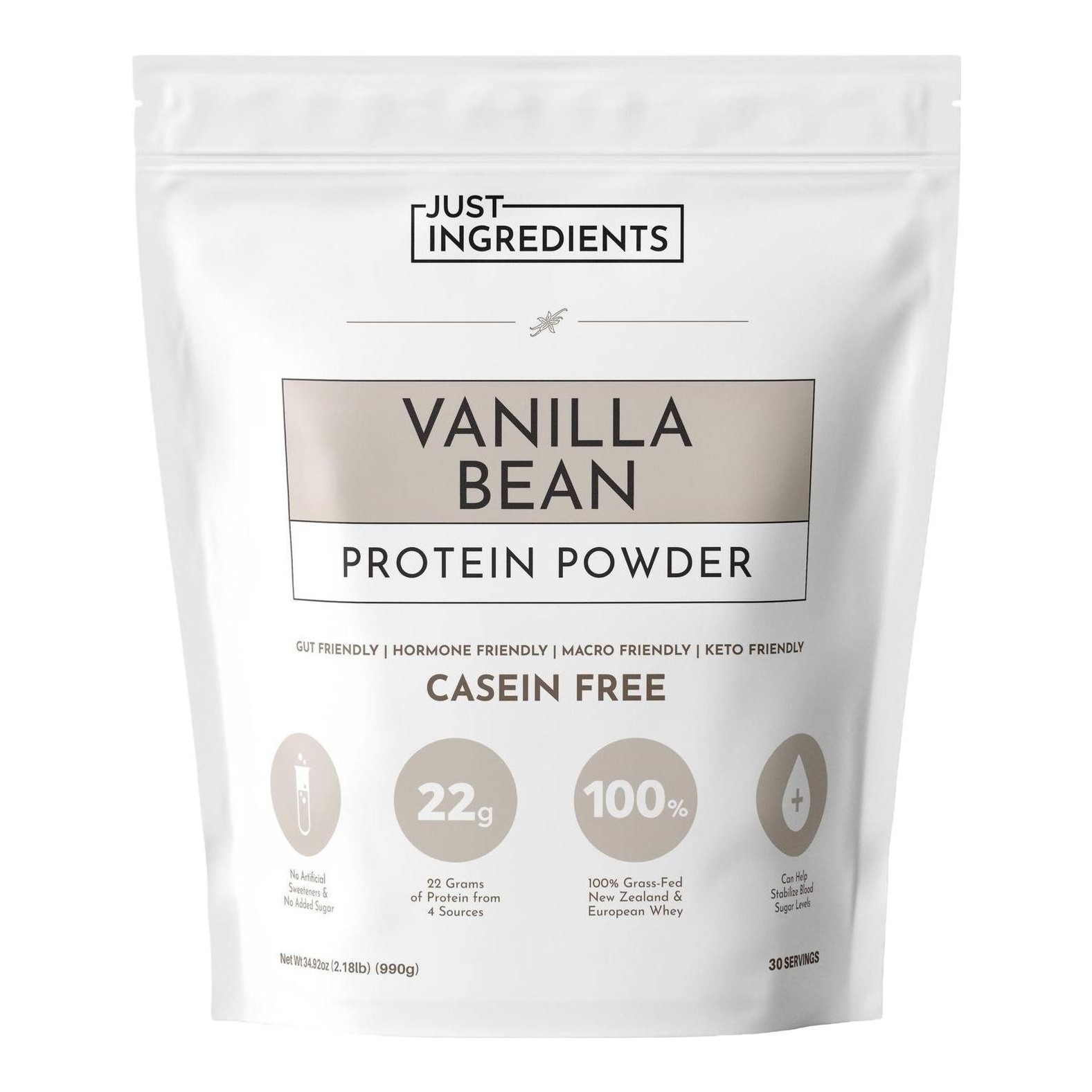 Just Ingredients Vanilla Bean Protein Powder Review